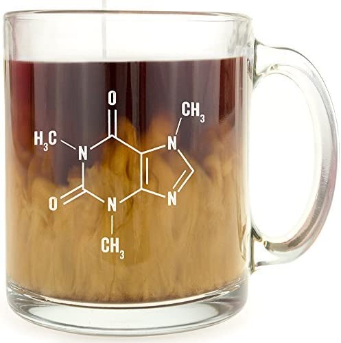 Caffeine Molecule Coffee Mug - great as a gift idea for nerdy engineers