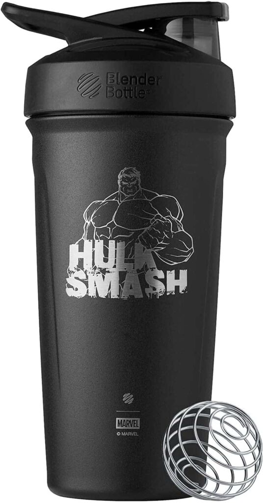 incredible hulk gifts Insulated Stainless Steel Water Bottle with Wire Whisk
