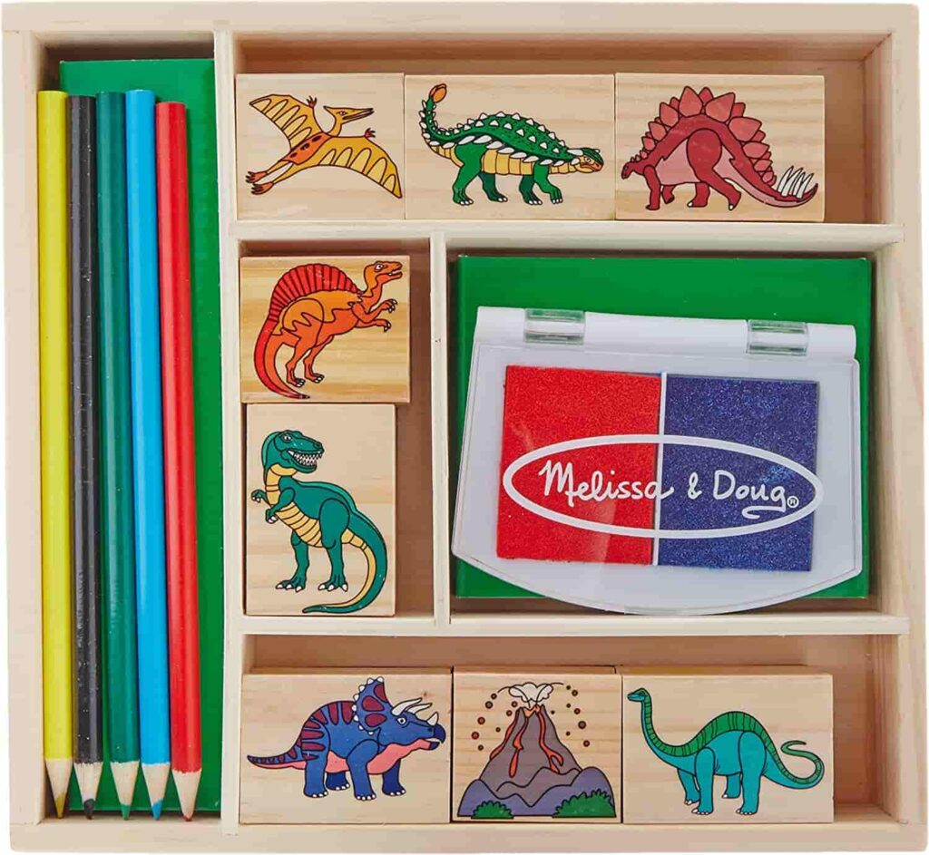 Dinosaurs Wooden Stamp Set