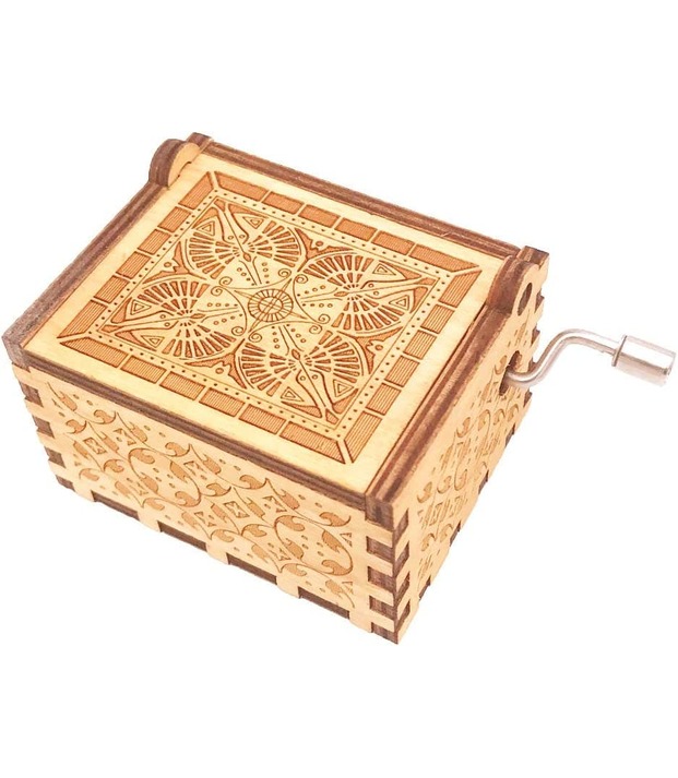 naruto gift ideas - Engraved Wood Musical Box