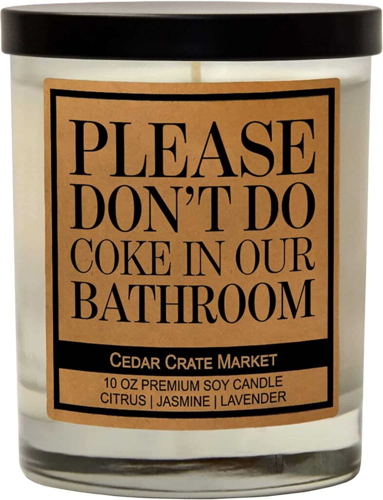 funny housewarming gifts - Candles for The Bathroom