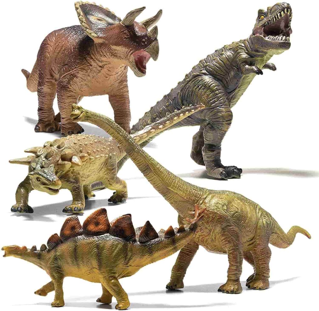 Giant Dinosaur Toy Figures Set