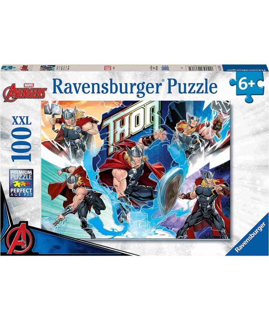 Marvel Thor 100-Piece Jigsaw Puzzle 