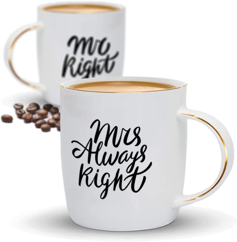 funny housewarming gifts - Mr and Mrs Mugs