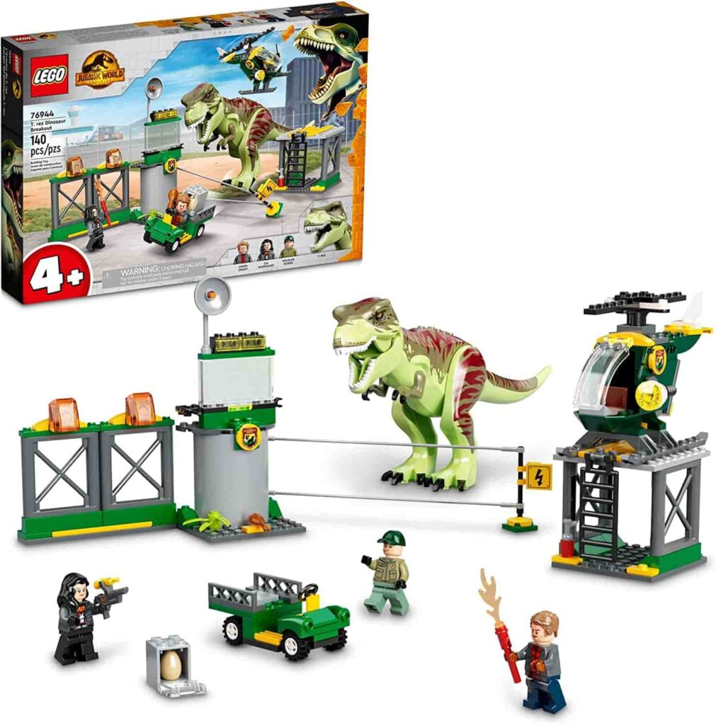 T. Rex Dinosaur Breakout 76944 Building Toy Set