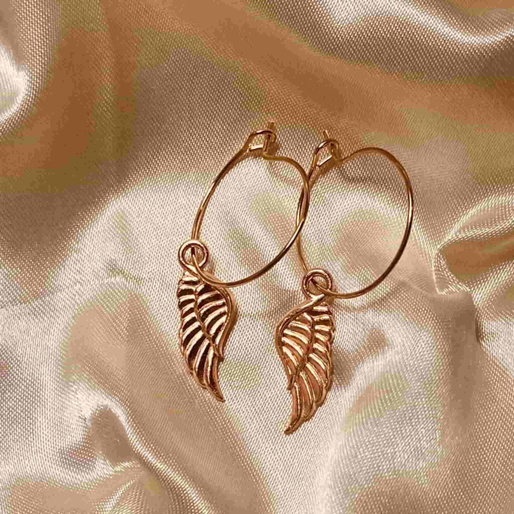 gifts for bts fans - 'ARMY, our wings' earrings
