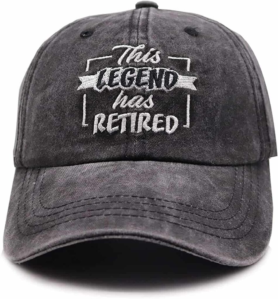 retirement gifts for coworkers - Baseball Cap