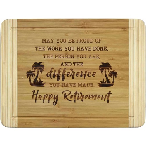 retirement gifts for coworkers - Engraved Cutting Board