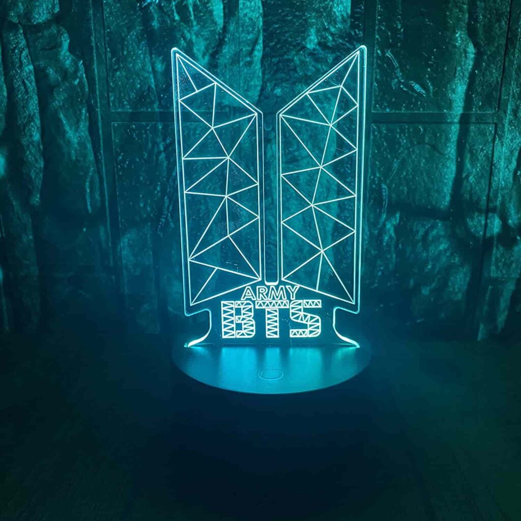 gifts for K-Pop fans - bts LED Night Light