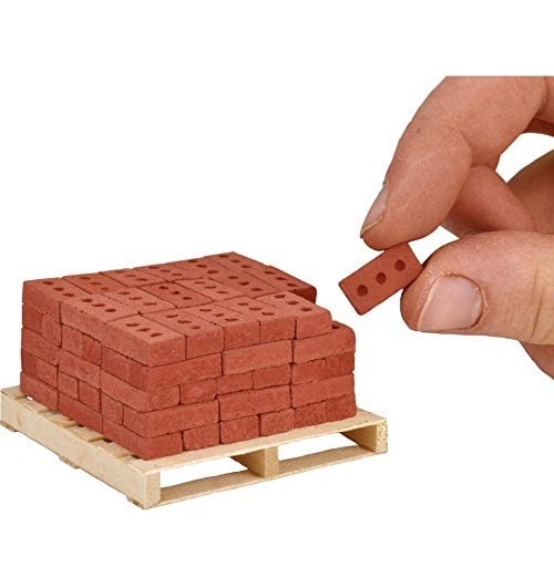 Mini Red Bricks with Pallet