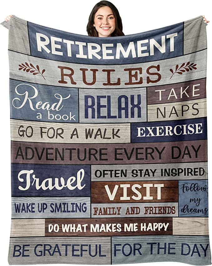 retirement gifts for coworkers -  Blanket
