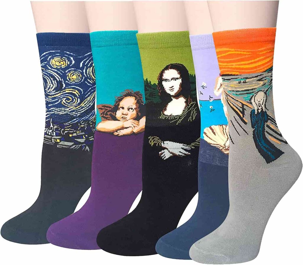 Gift Ideas for Painters - Art-Themed Socks