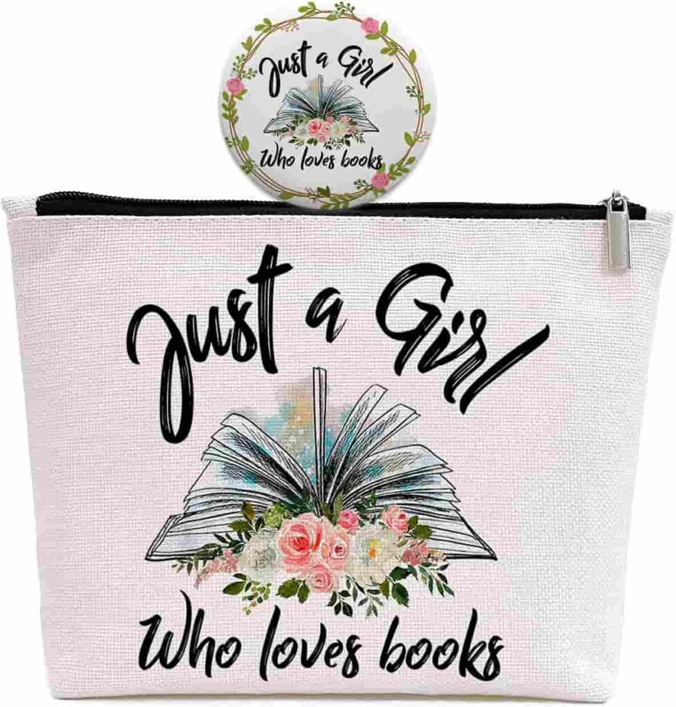 gifts for a book worm/ Makeup Bag