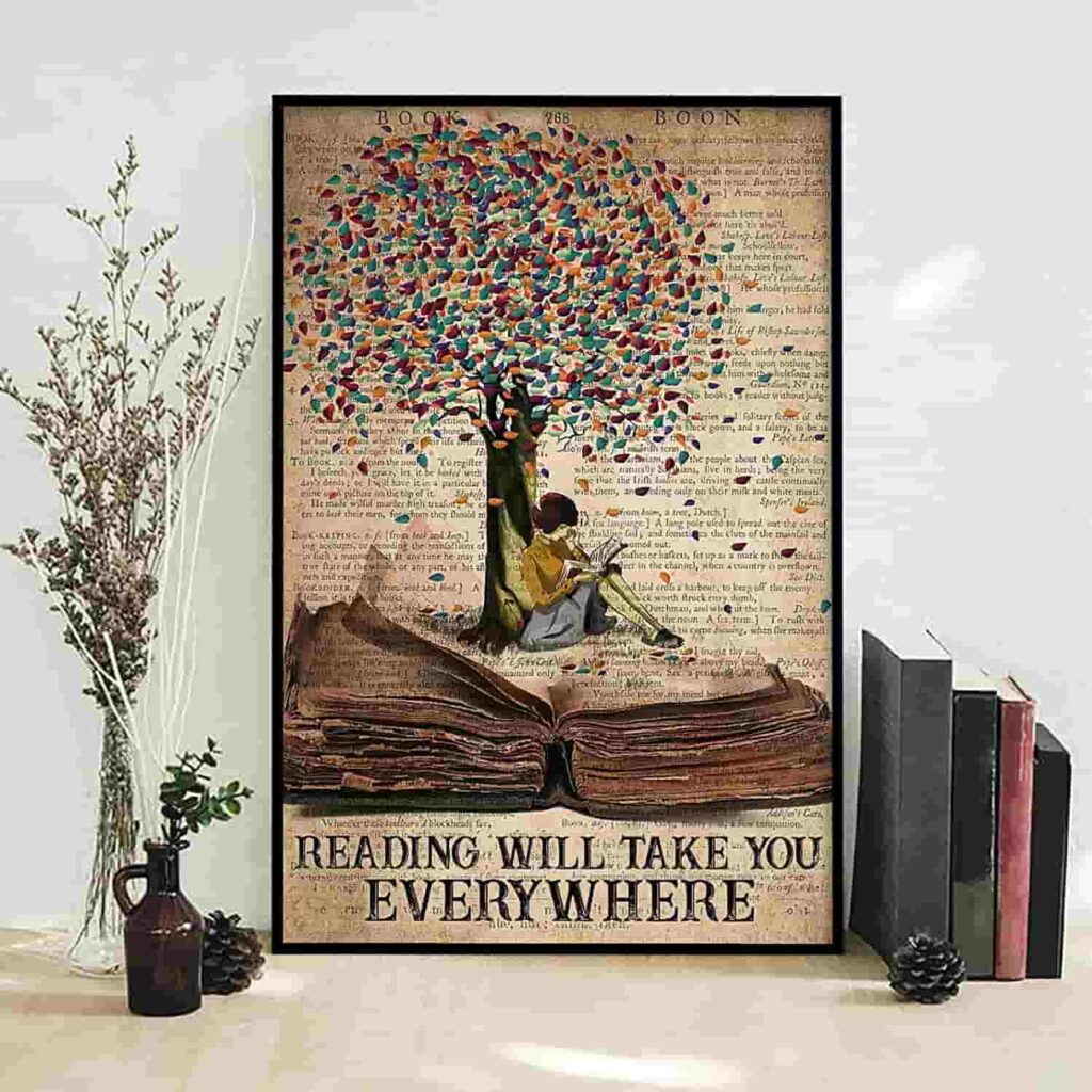 gifts for a book worm/ Metal Sign