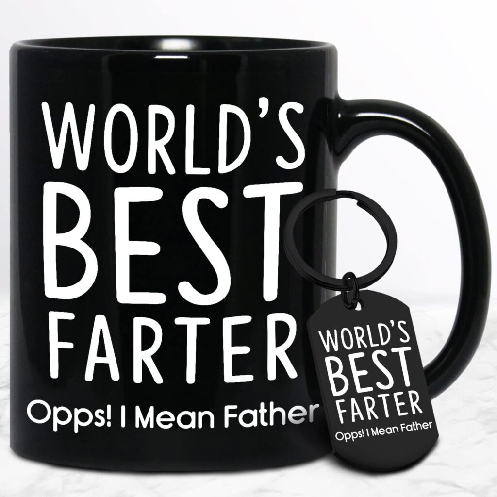 Funny Cup Set With Keychain