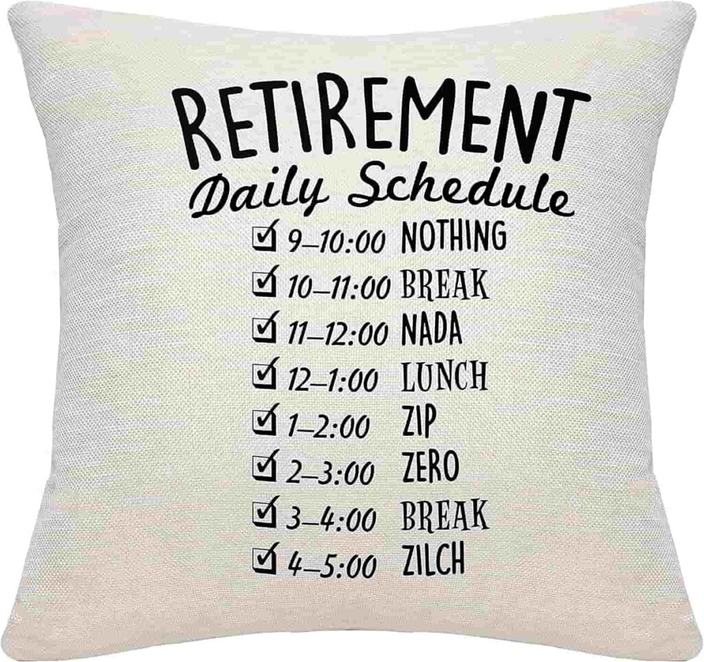 retirement gifts for dad/ Retirement Pillowcase