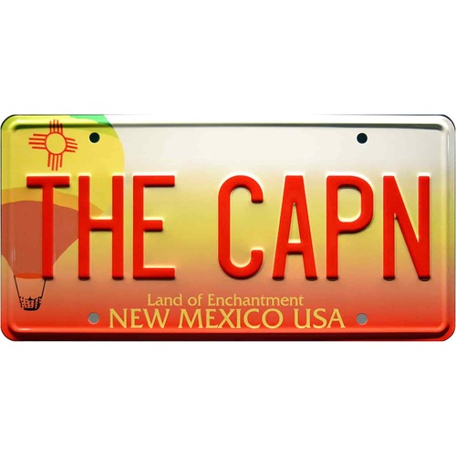 breaking bad gifts/ The CAPN Metal Stamped License Plate