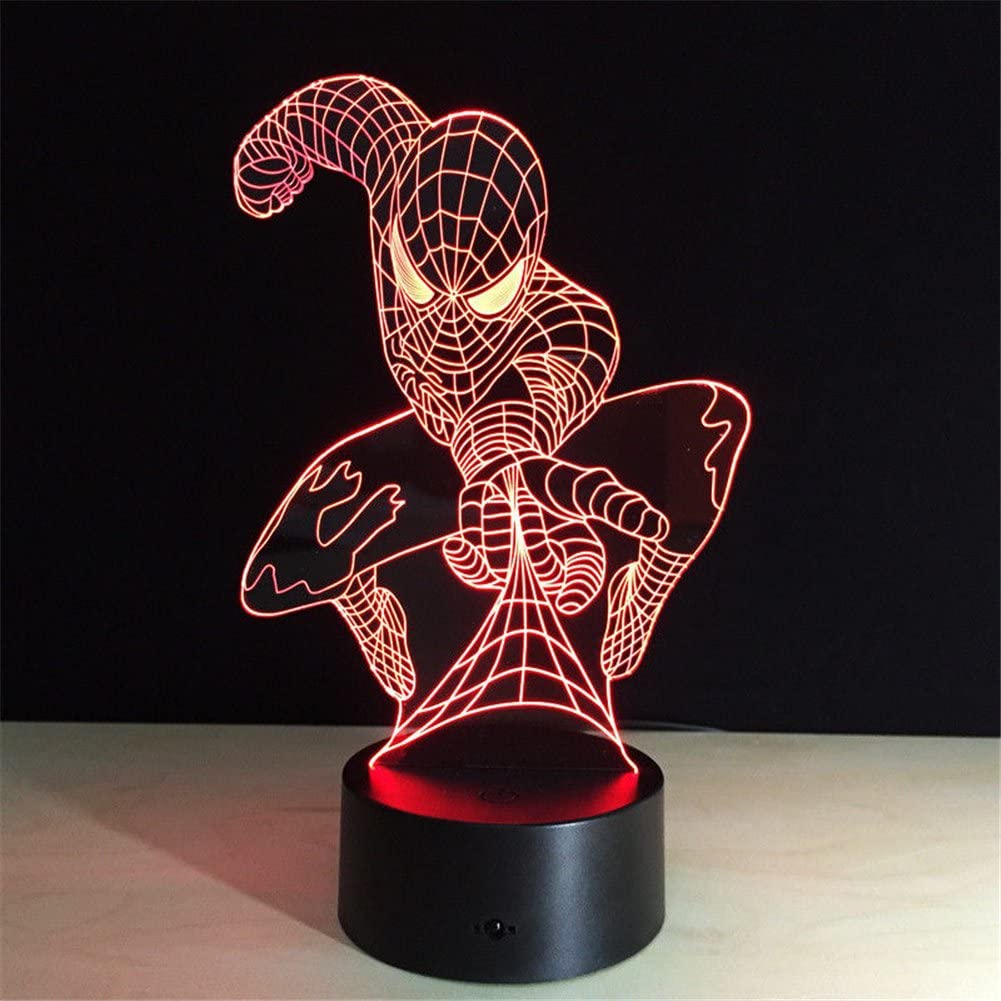 Spiderman Gift Ideas/ 3D Night Lamp
