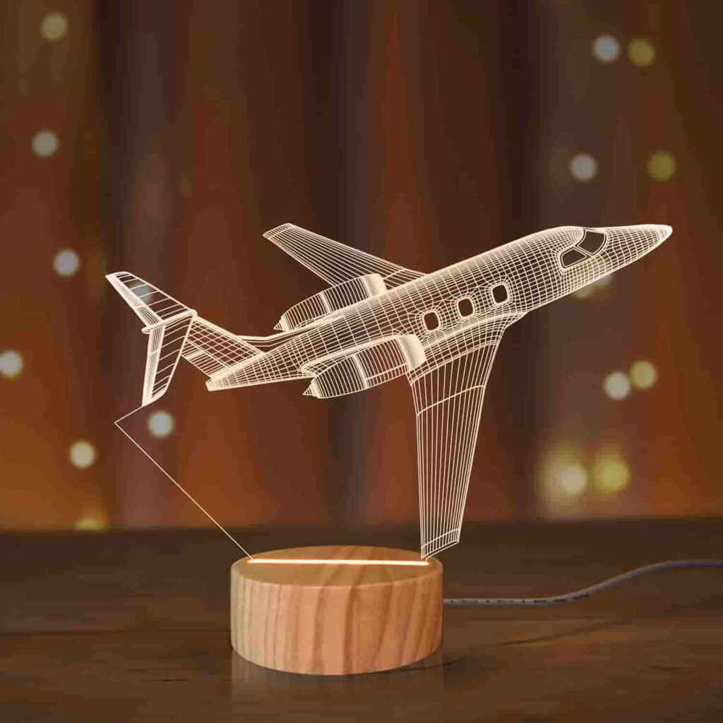 Best Gifts for Pilots/ Airplane 3D Illusion Lamp