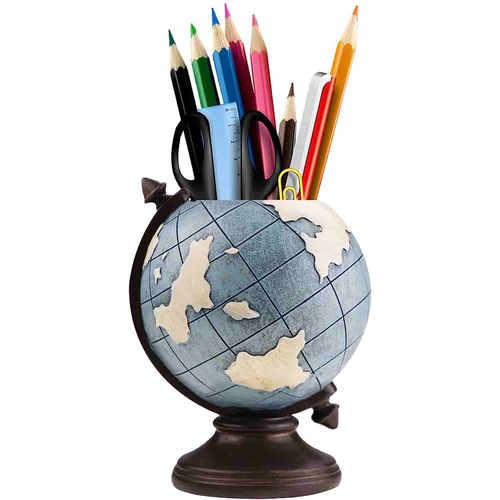 male teacher gifts/ Globe Pen Pencil Holder
