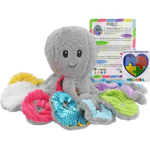 Sensory toys for autism/ Sensory Octopus Plush Toy