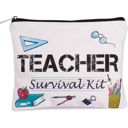 Teacher survival kit Makeup Bag
