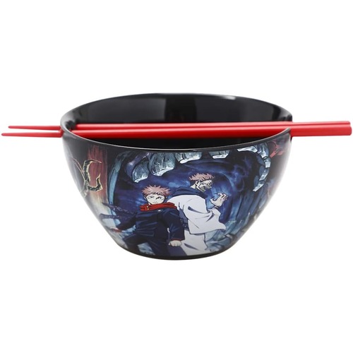 Ceramic Ramen Bowl with Chopsticks