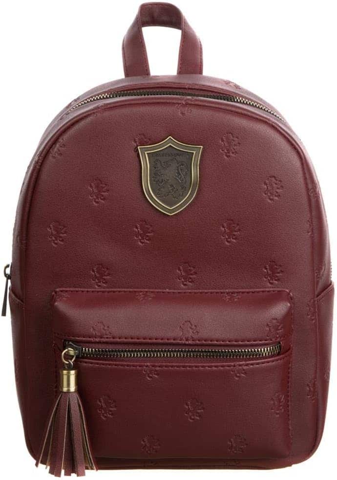 gryffindor gifts/ Faux Leather Mini Backpack