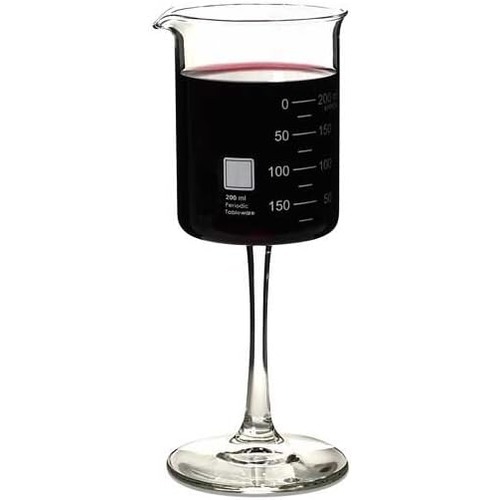 Periodic Beaker Wine Glass